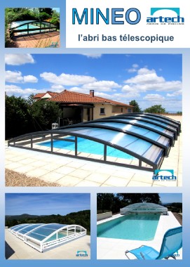 Abri de piscine bas ARTECH MINEO