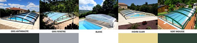 Couleur abri de piscine