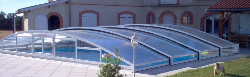 Abri de piscine transparent - Aladdin Concept